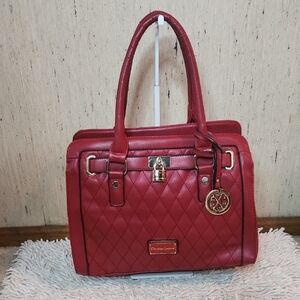 Christian Lacroix Red Quilted Handbag